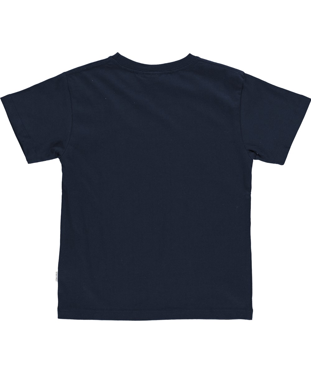 Rasmus - Galaxy Blue - Blauwe biologische t-shirt