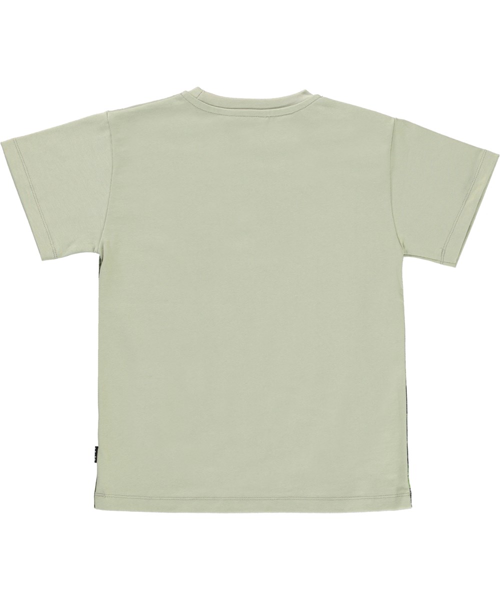 Rasmus - Jeeps Light - Beige t-shirt met een print van jeeps