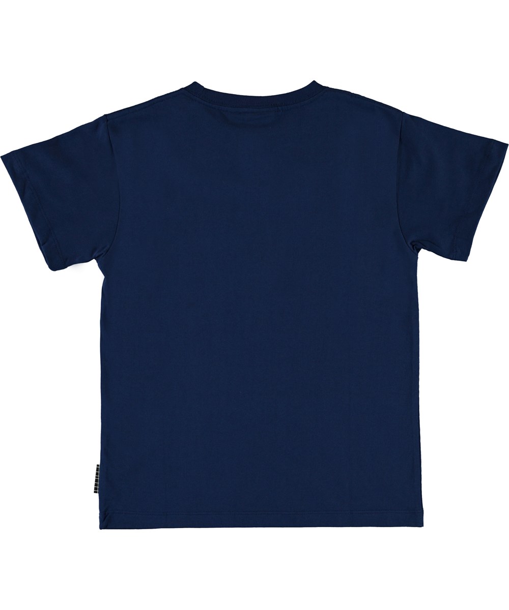 Rasmus - Ink Blue - Blauwe biologische t-shirt