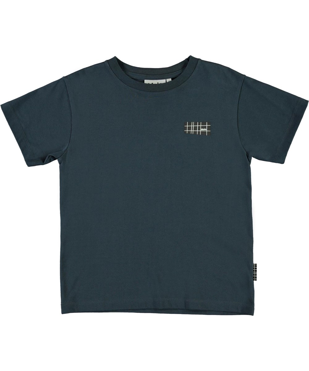 Rasmus - Dark Navy - Donkerblauwe biologische t-shirt