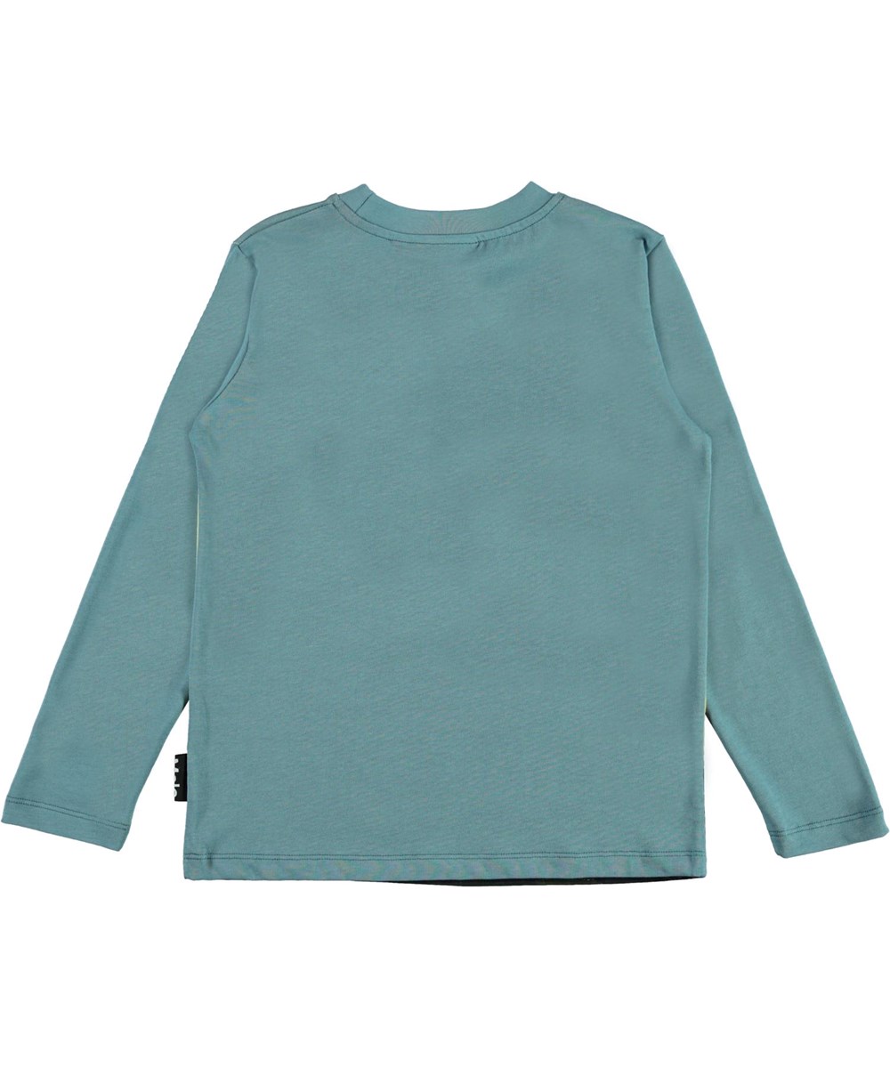 Reif - Flying - Biologische shirt met lange mouwen en vliegtuigprint 