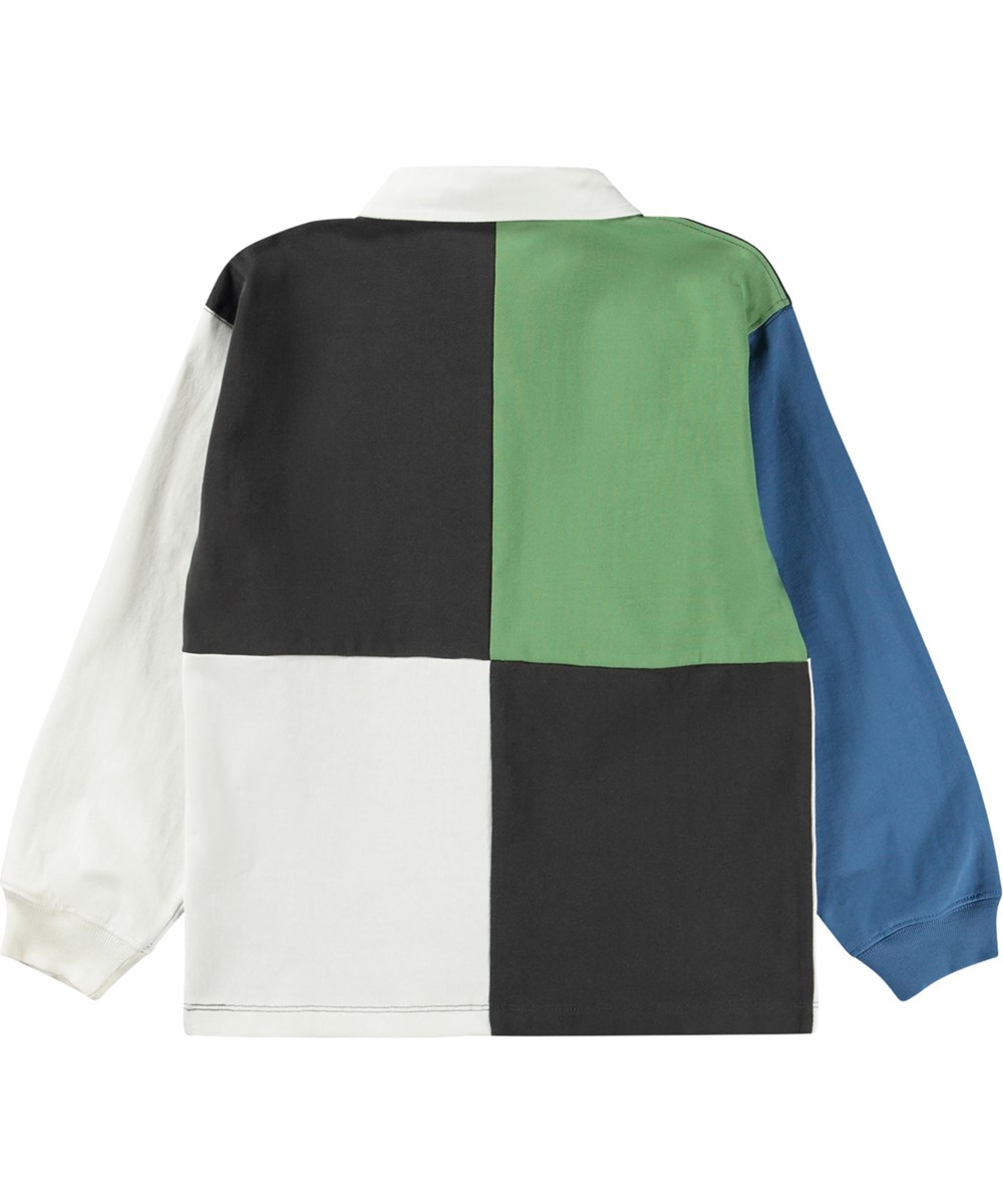 Relz - Check Mix - Rugbyshirt voor kinderen gemaakt van biologisch katoen