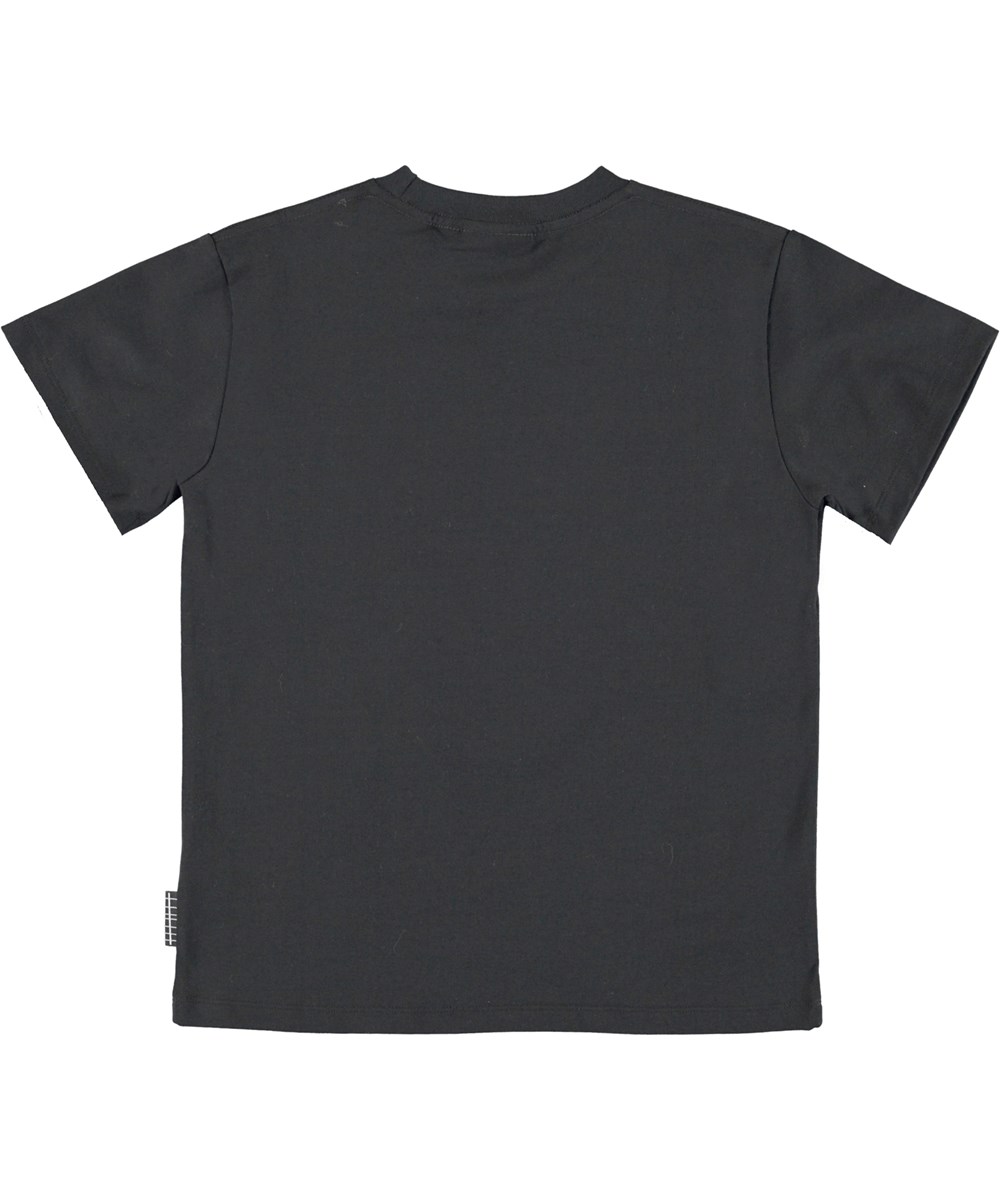 Riley - Climbing Wild - Bruine biologische t-shirt met een bergbeklimmer print