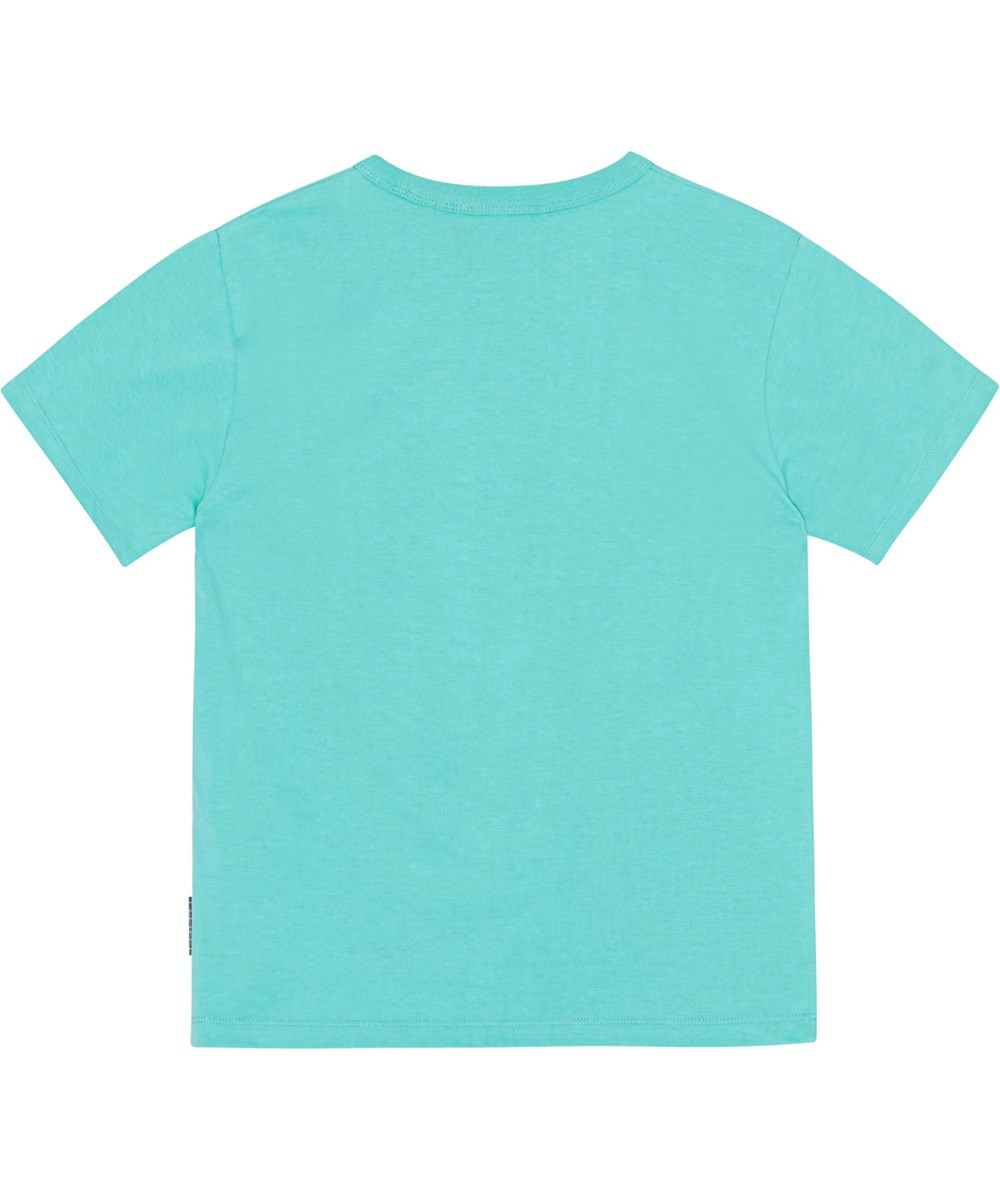 Riley - Pacific - Turquoise t-shirt met grappige print