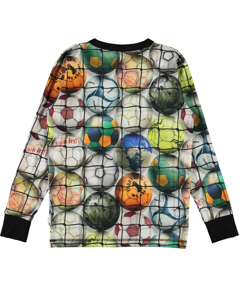Rill - Footballs - Biologisch shirt met voetbalprint