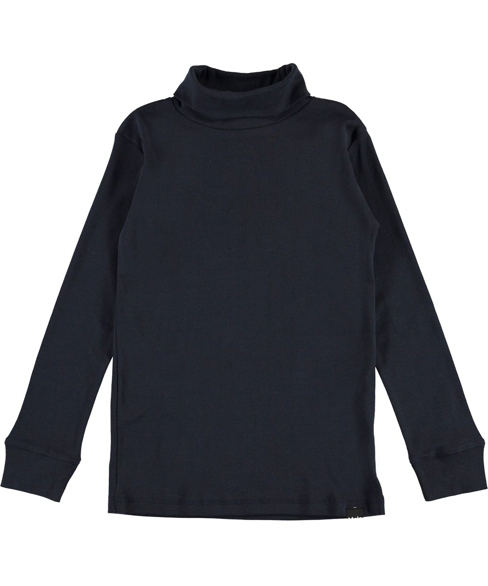 Rip - Dark Navy - Donkerblauwe biologische coltrui 