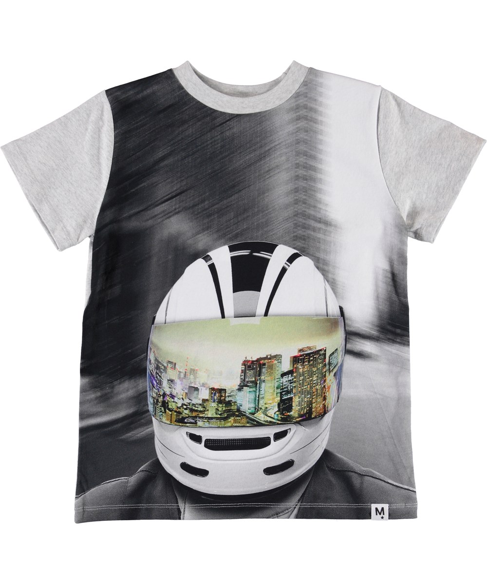 Road - MC Helmet - T-shirt met print van motorhelm