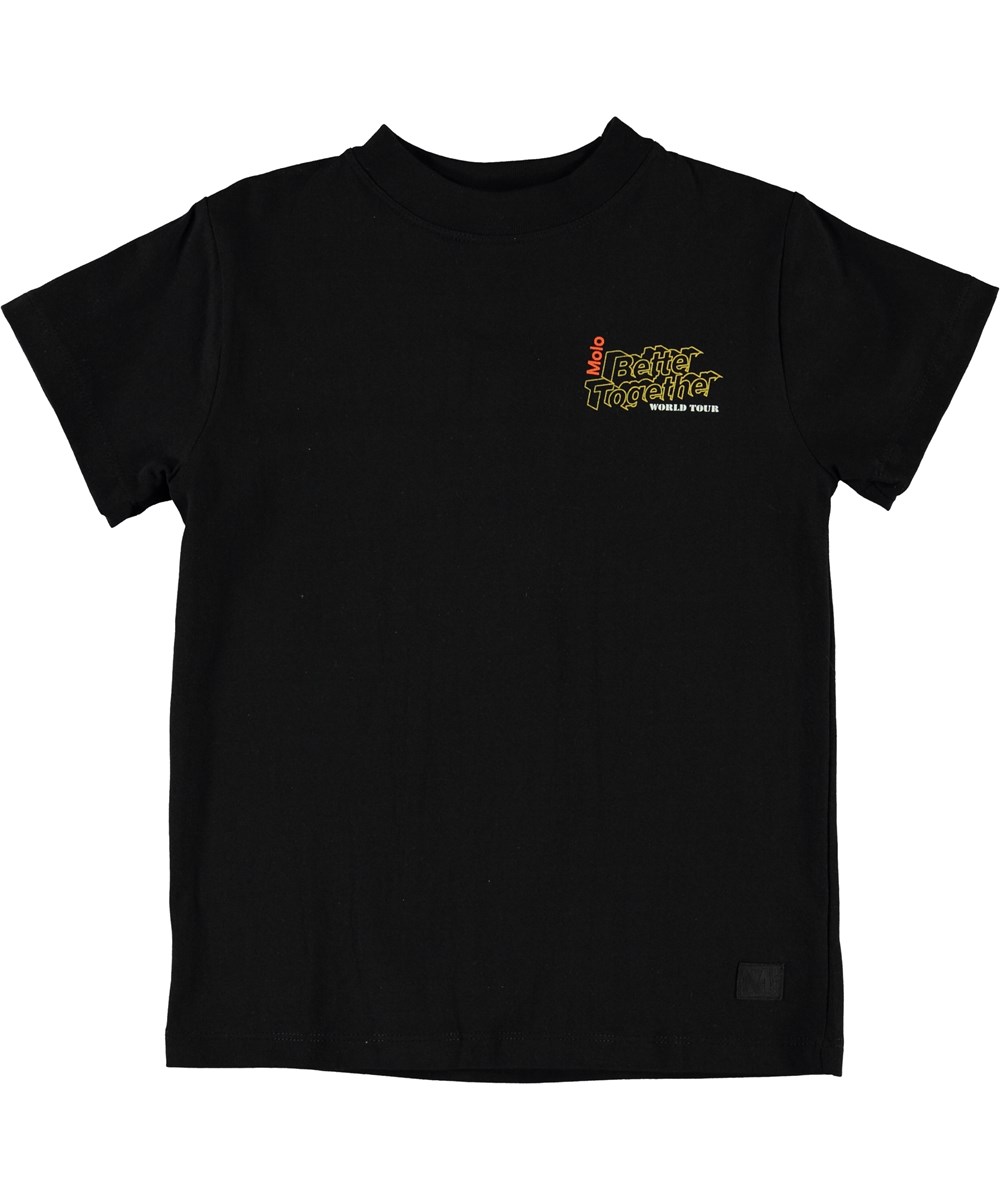 Road - World Tour - Zwarte t-shirt met World Tour print