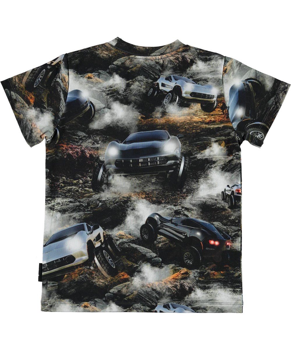 Road - Terrain Goers - Biologische t-shirt met grote auto’s