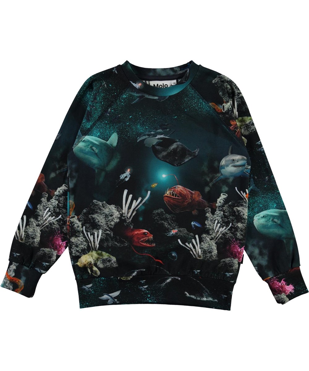 Romeo - Deep Sea - Biologische shirt met oceaanprint