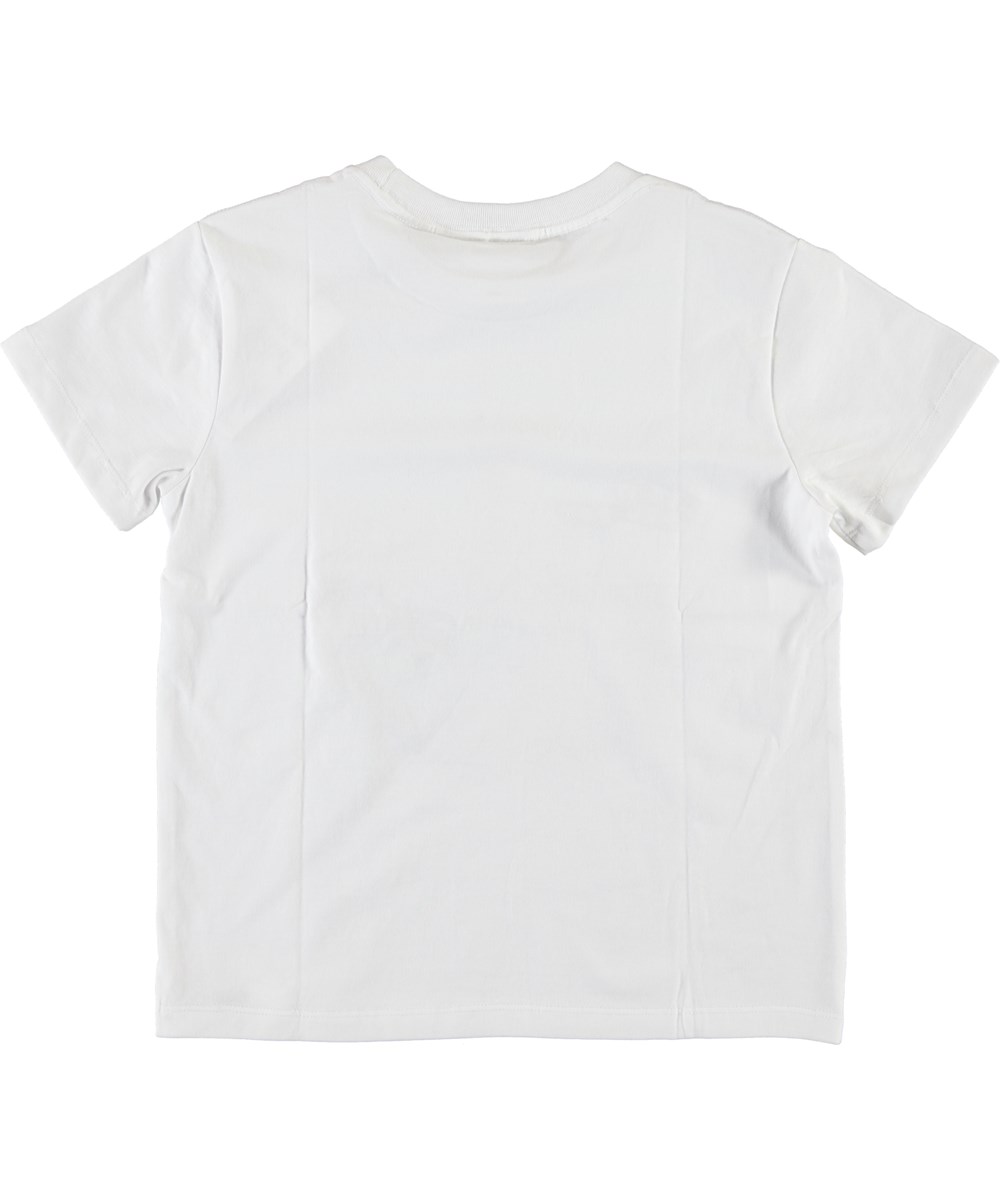 Roxo - Airbrush Volcano - Witte t-shirt met vulkaanprint