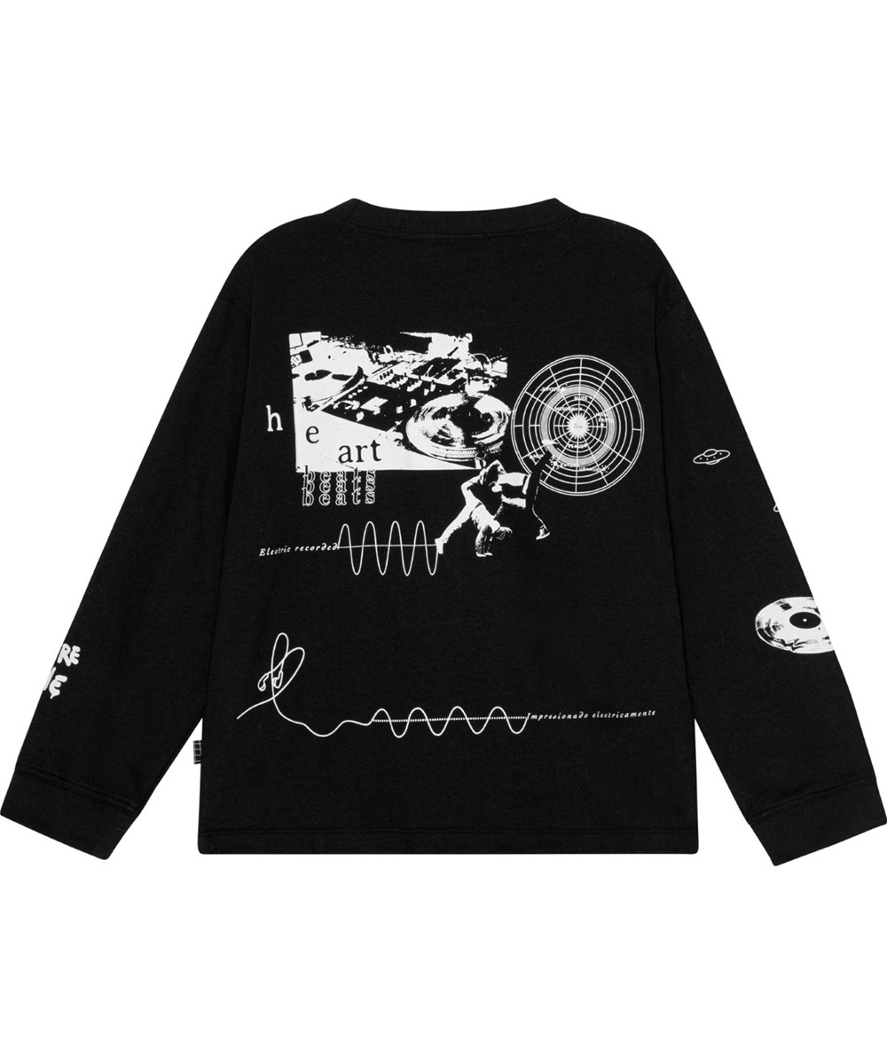 Rube - Music Of Joy - Zwarte shirt met witte breakdancerprint