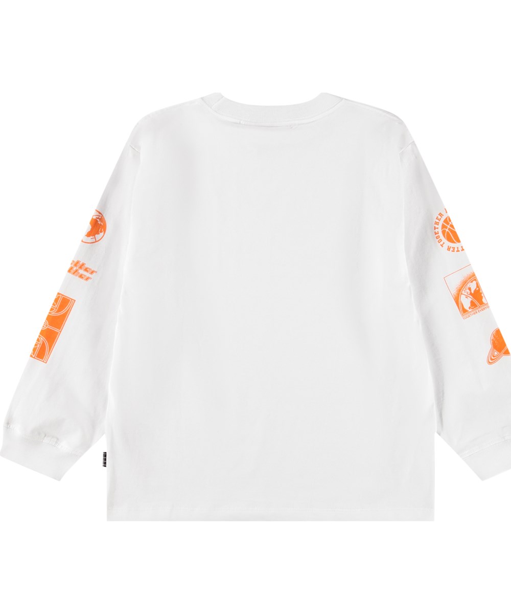 Rube - Whitest - Witte kinder longsleeve gemaakt van biologisch katoen