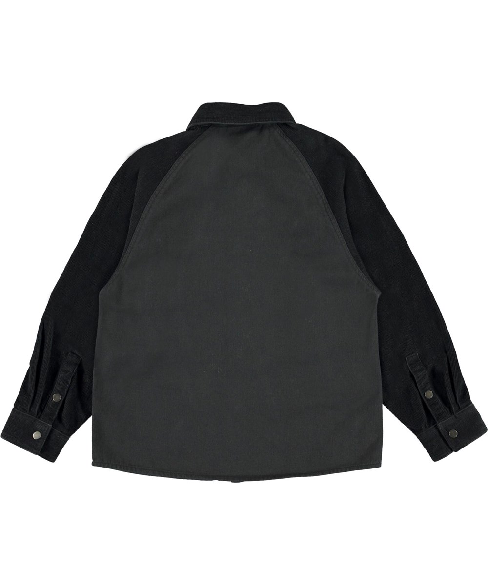 Rhyme - Black - Schwarzes Hemd mit Samt