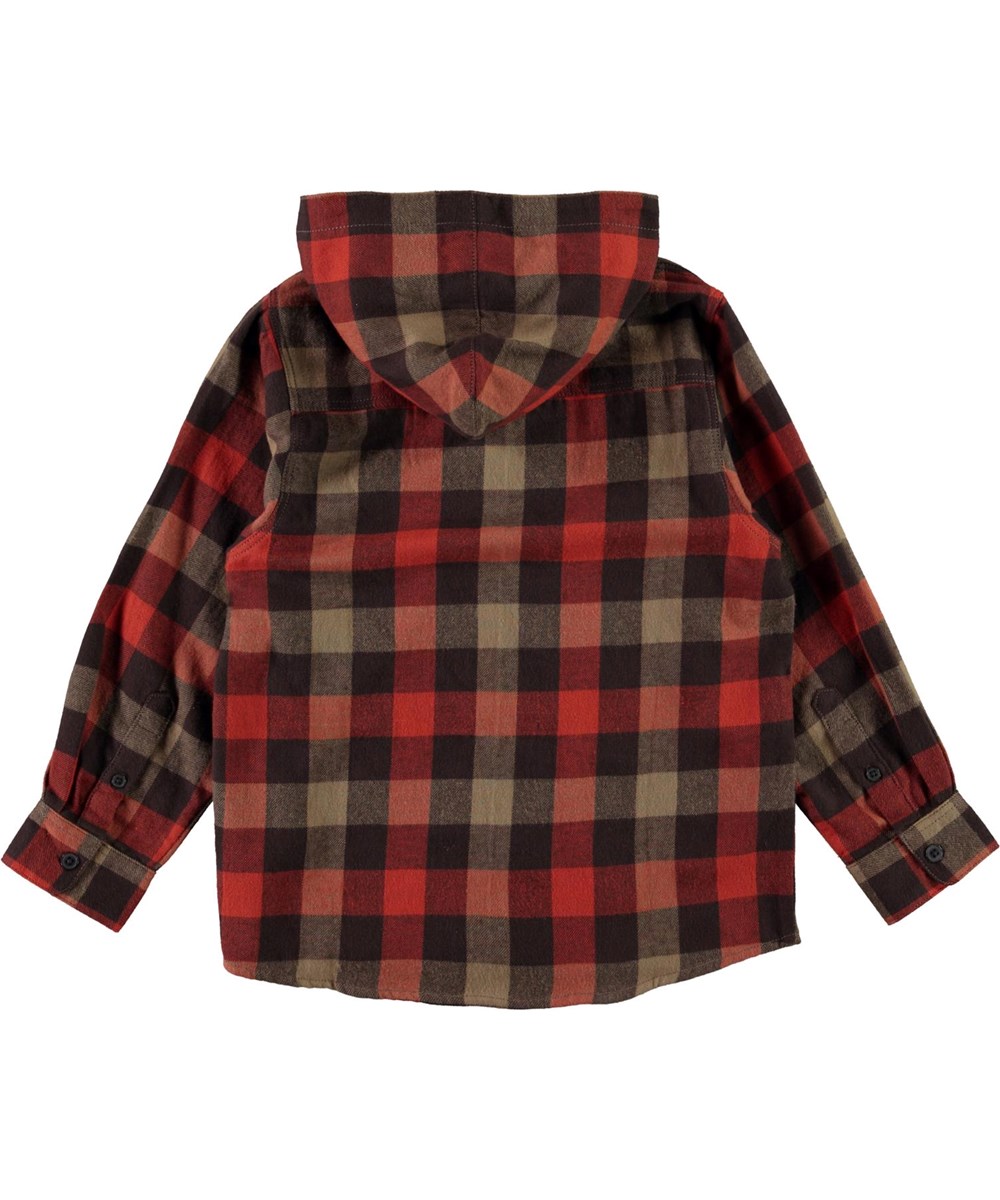 Rizz - Red Brown Check - Rot-braunes kariertes Hemd