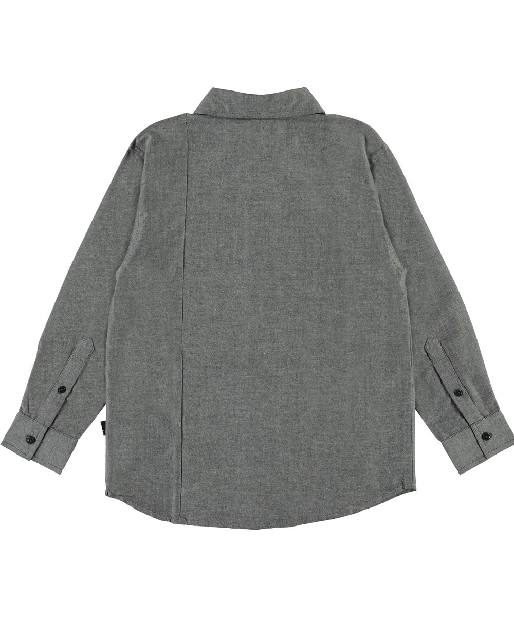 Romeno - Black - Graues Hemd