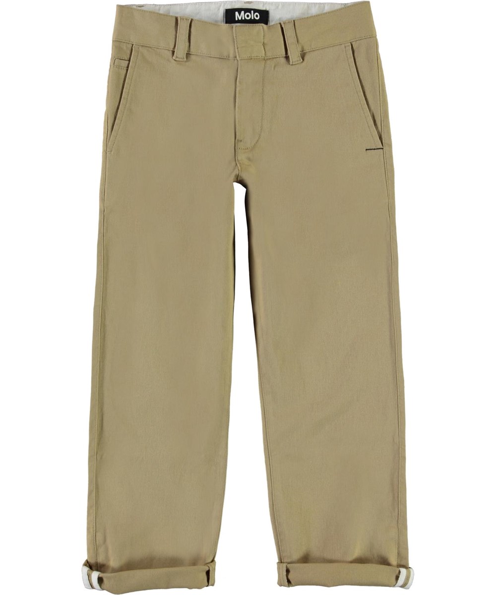Ace - Gravel - Beige Chino-Hosen