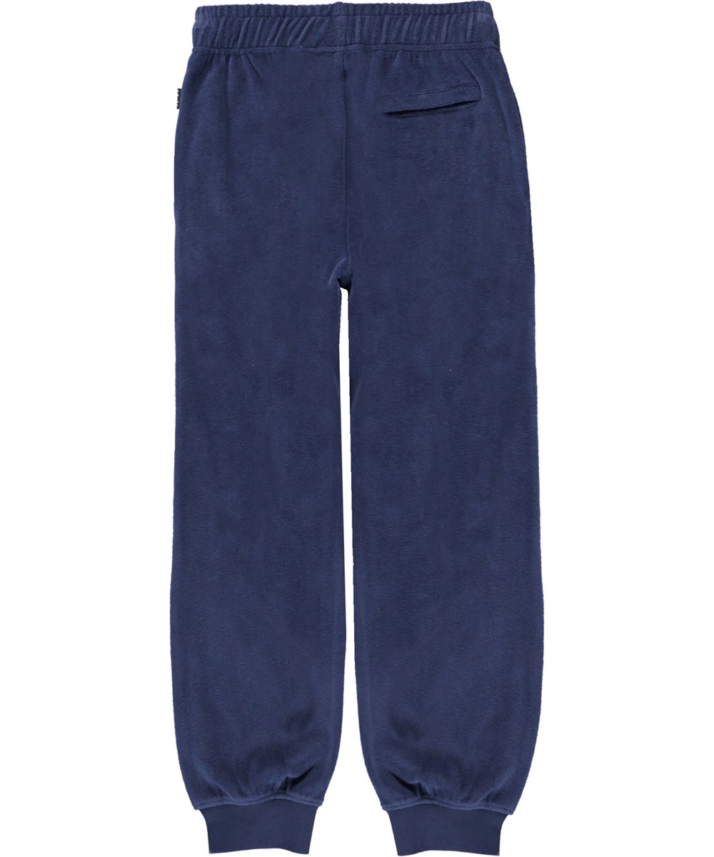 Adani - Sailor - Öko-Jogginghose aus blauem Frottee