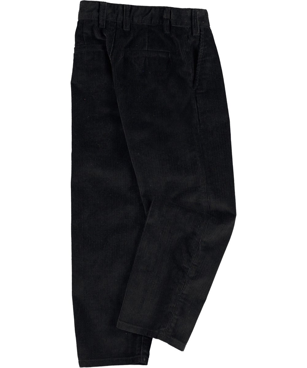 Aeon - Black - Schwarze weite Samthose