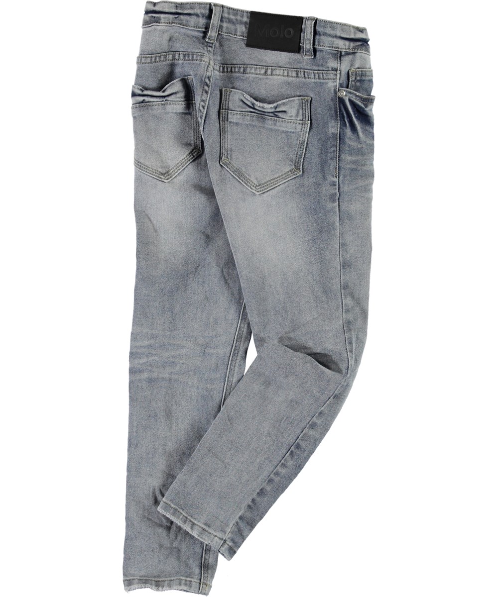 Aksel - Ash Denim - Graue slim Denim Jeans