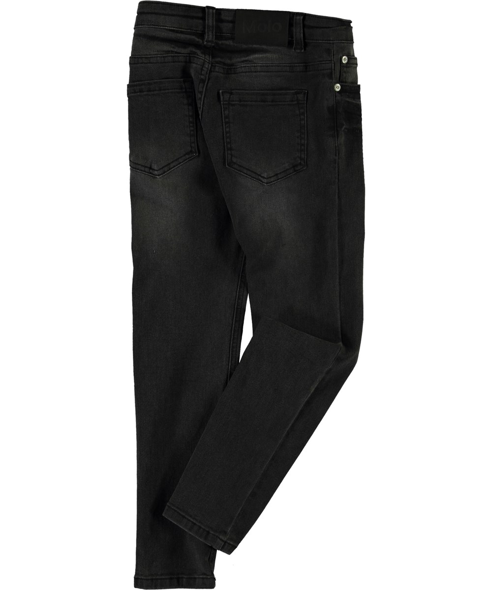 Aksel - Black - Schwarze Slim-Jeans