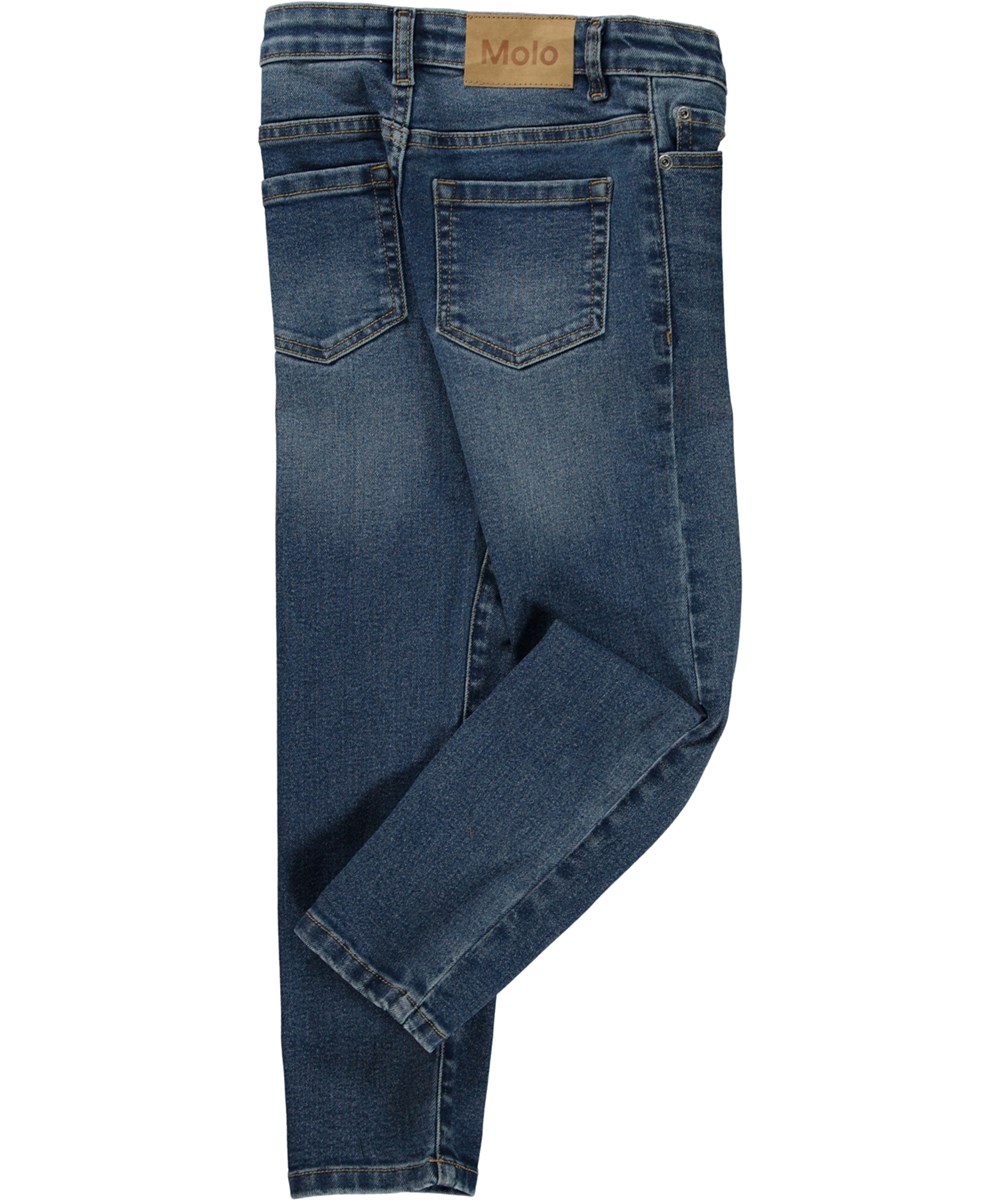 Aksel - Indigo - Blaue Öko-Jeans mit Stretch und recycelten Polyesterfasern