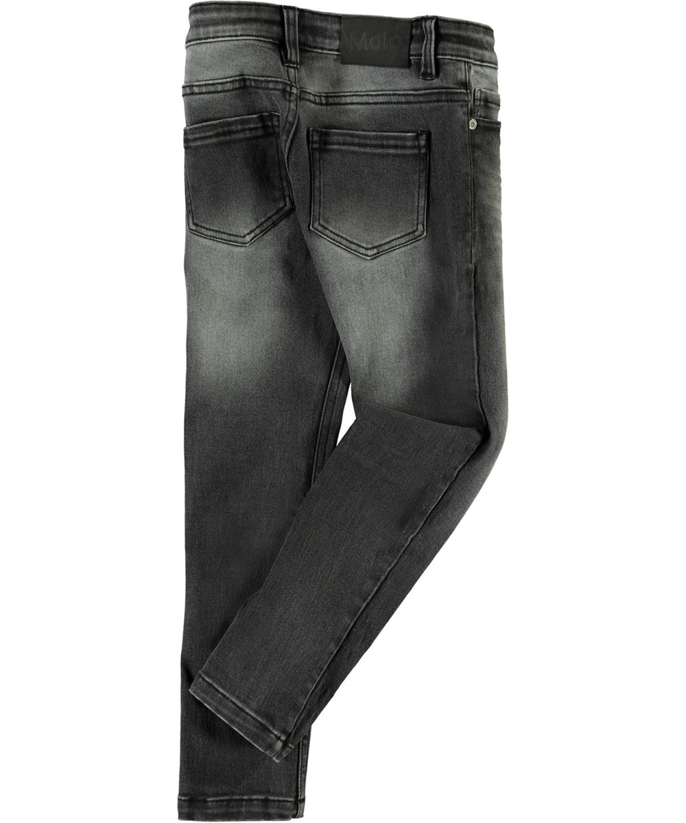 Aksel - Washed Black - Schwarzgraue slim Fit Jeans