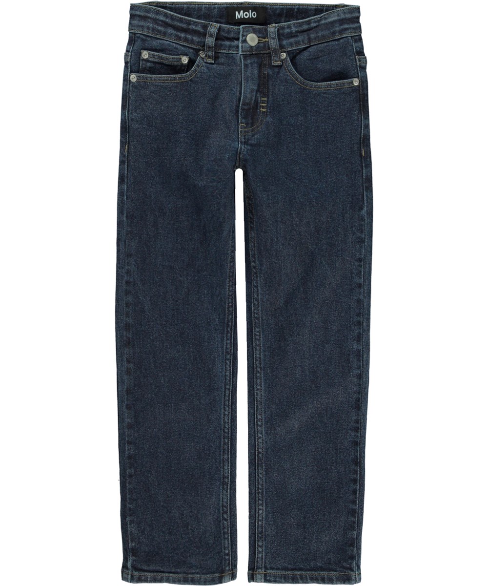 Alon - Dark Indigo - Dunkelblaue Jeans in normaler Passform