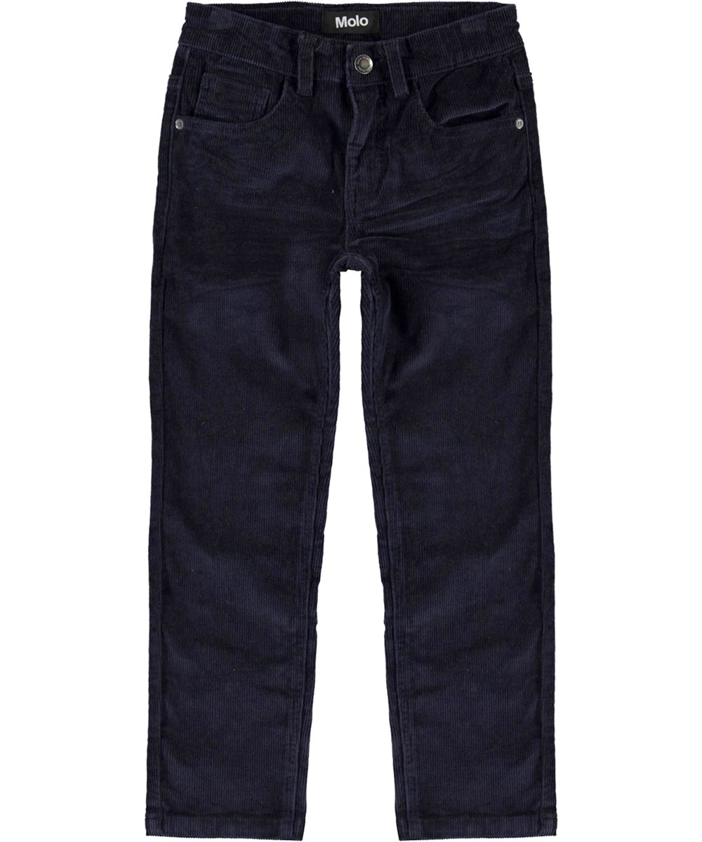 Alon - Dark Navy - Dunkelblaue lose Jeans
