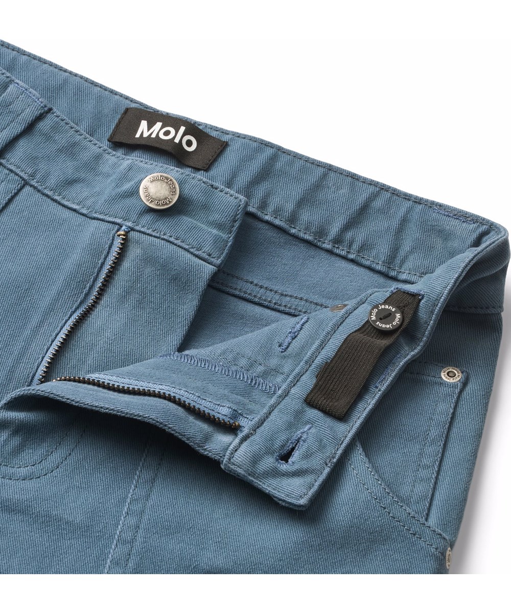 Alter - Blue Dust - Blaue Cargohosen für Kinder aus Baumwoll-Twill.