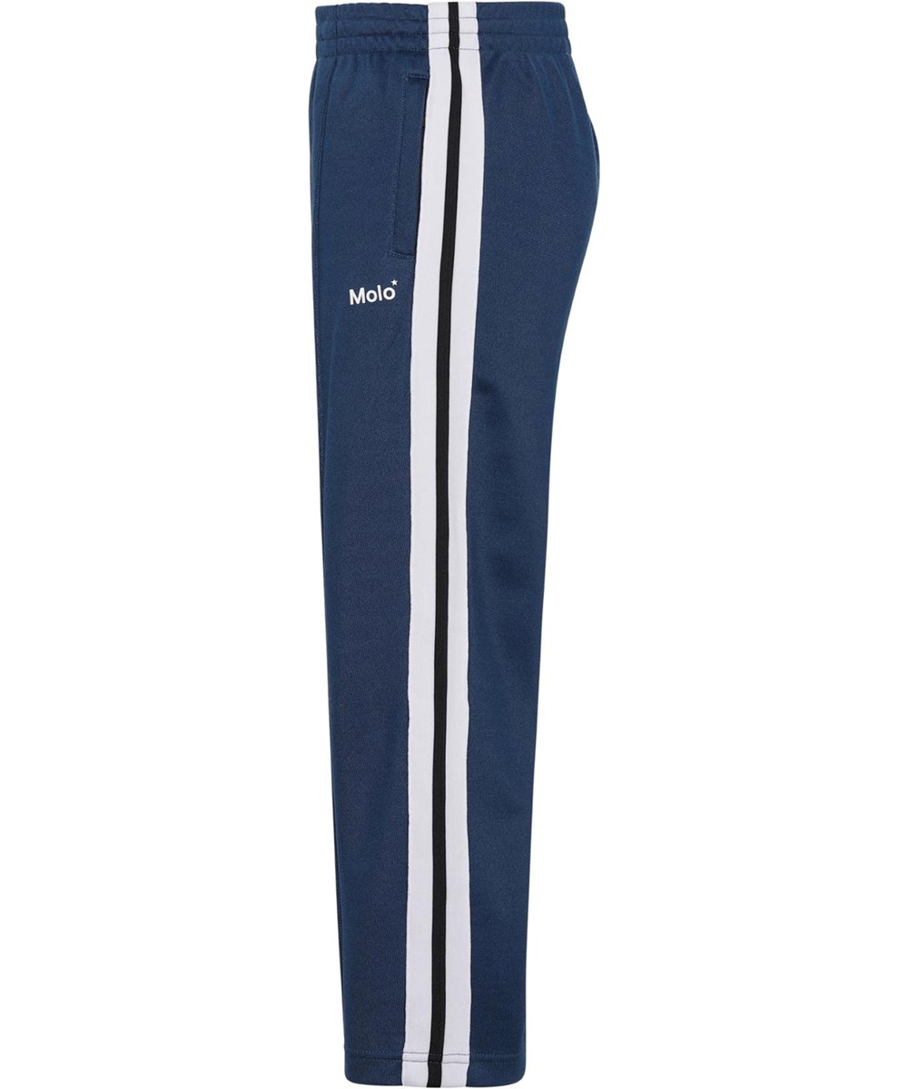 Altos - Sea - Blaue sportliche Hose mit weißen und schwarzen Streifen