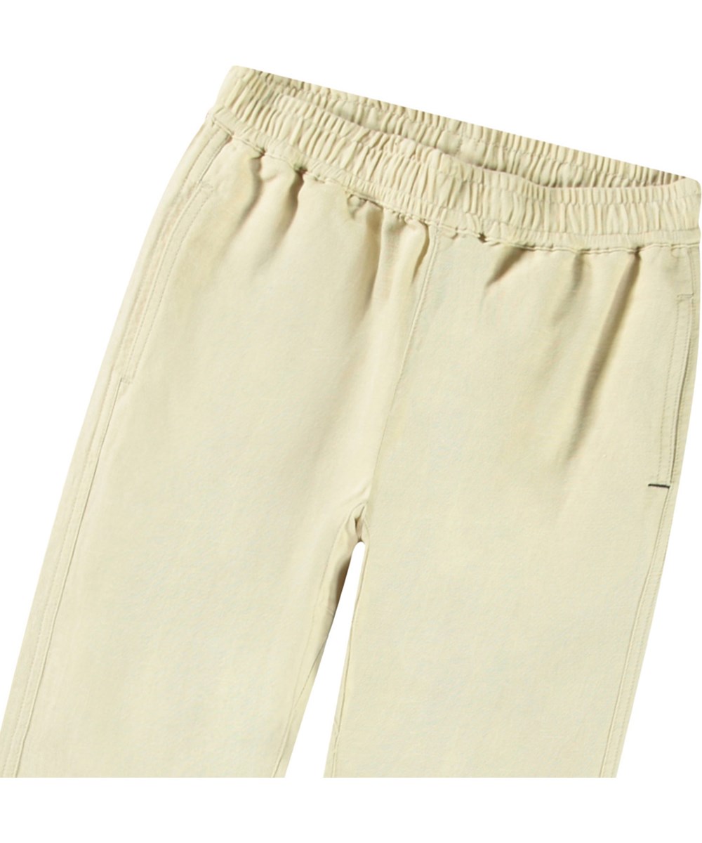 Amor - Alabaster - Beige Leinenhosen für Kinder.
