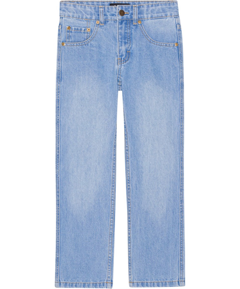 Andy - Lightblue Denim - Hellblaue Jeans mit geradem Bein