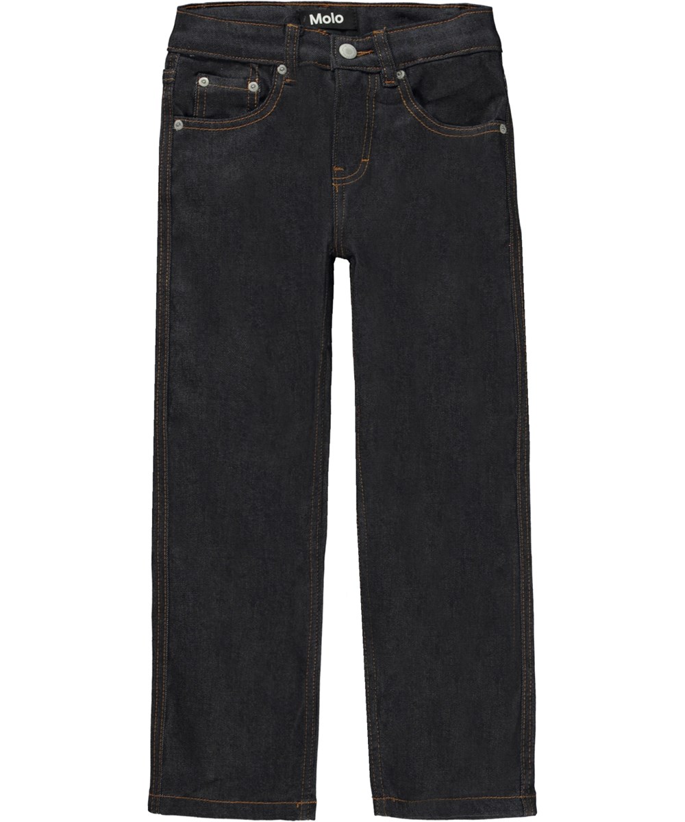 Andy - Raw Indigo Denim - Dunkelblaue Jeans in lockerer Passform