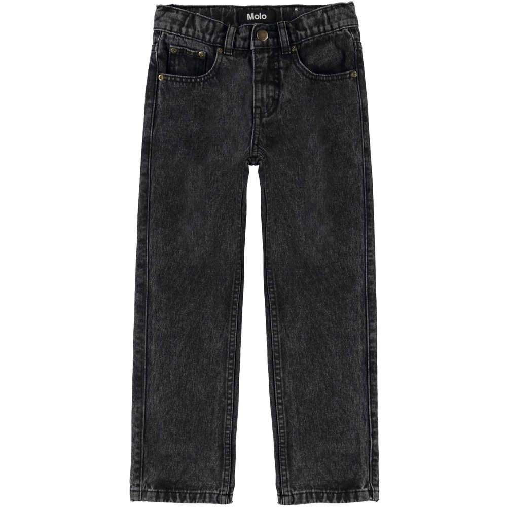 Andy - Washed Black - Schwarze Jeans mit lockerer Form - Molo
