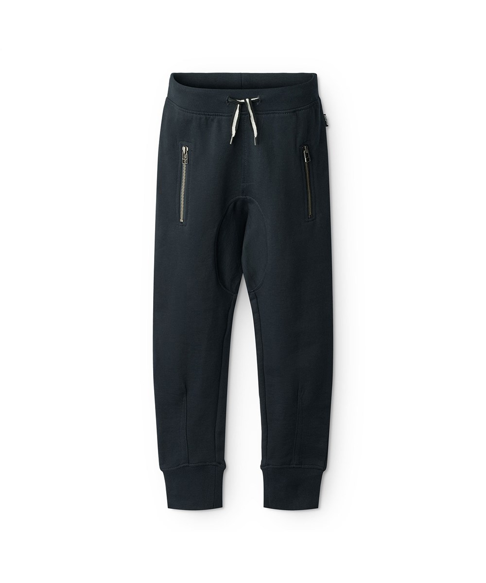 Ashton - Dark Navy - Öko dunkelblaue lose Jogginghose