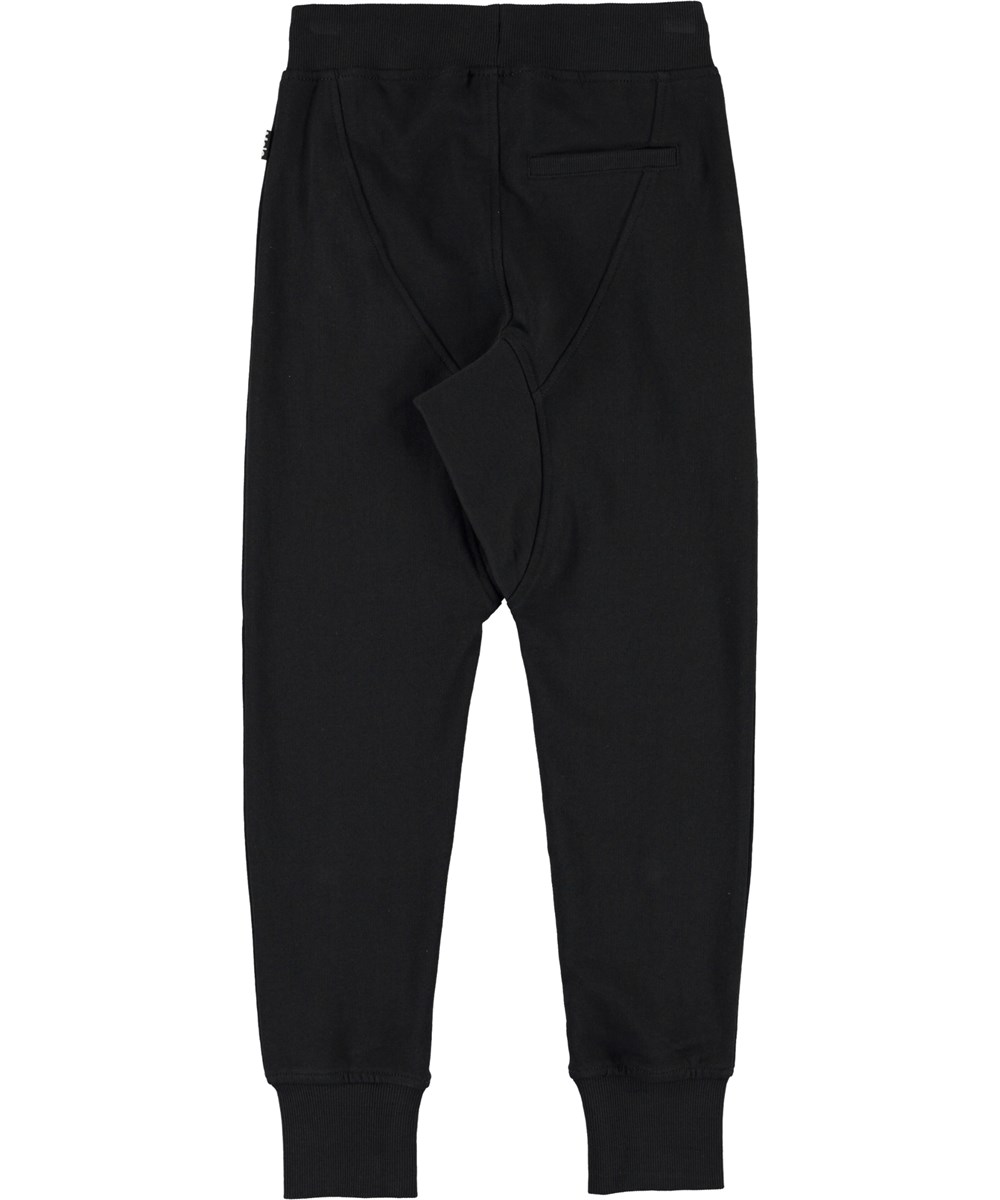 Ashton - Black - Schwarze Öko-Jogginghose