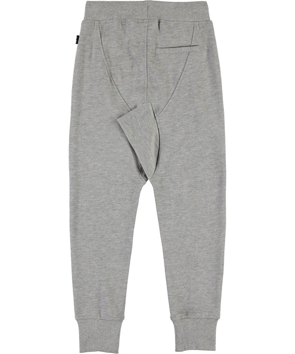 Ashton - Grey Melange - Graue bequeme Jogginghose