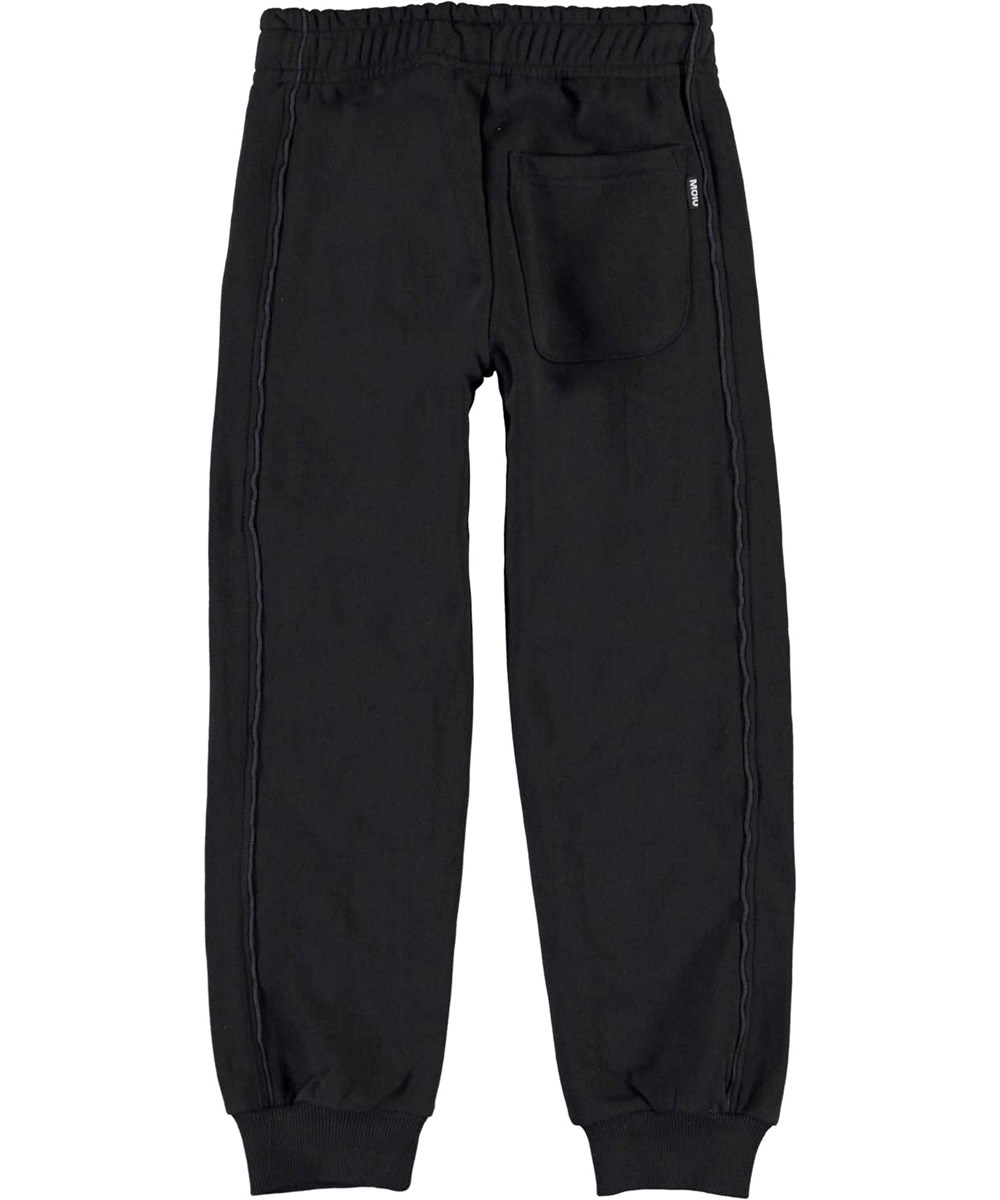 Aubin - Black - Schwarze Jogginghose mit Print