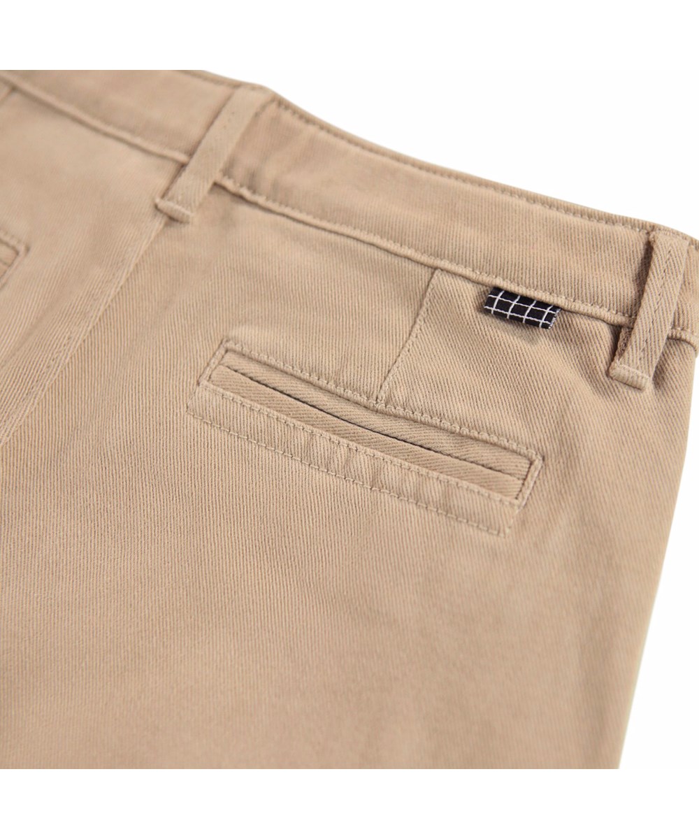 Auden - Drift Wood - Beige Baumwoll-Twill-Hose für Kinder.