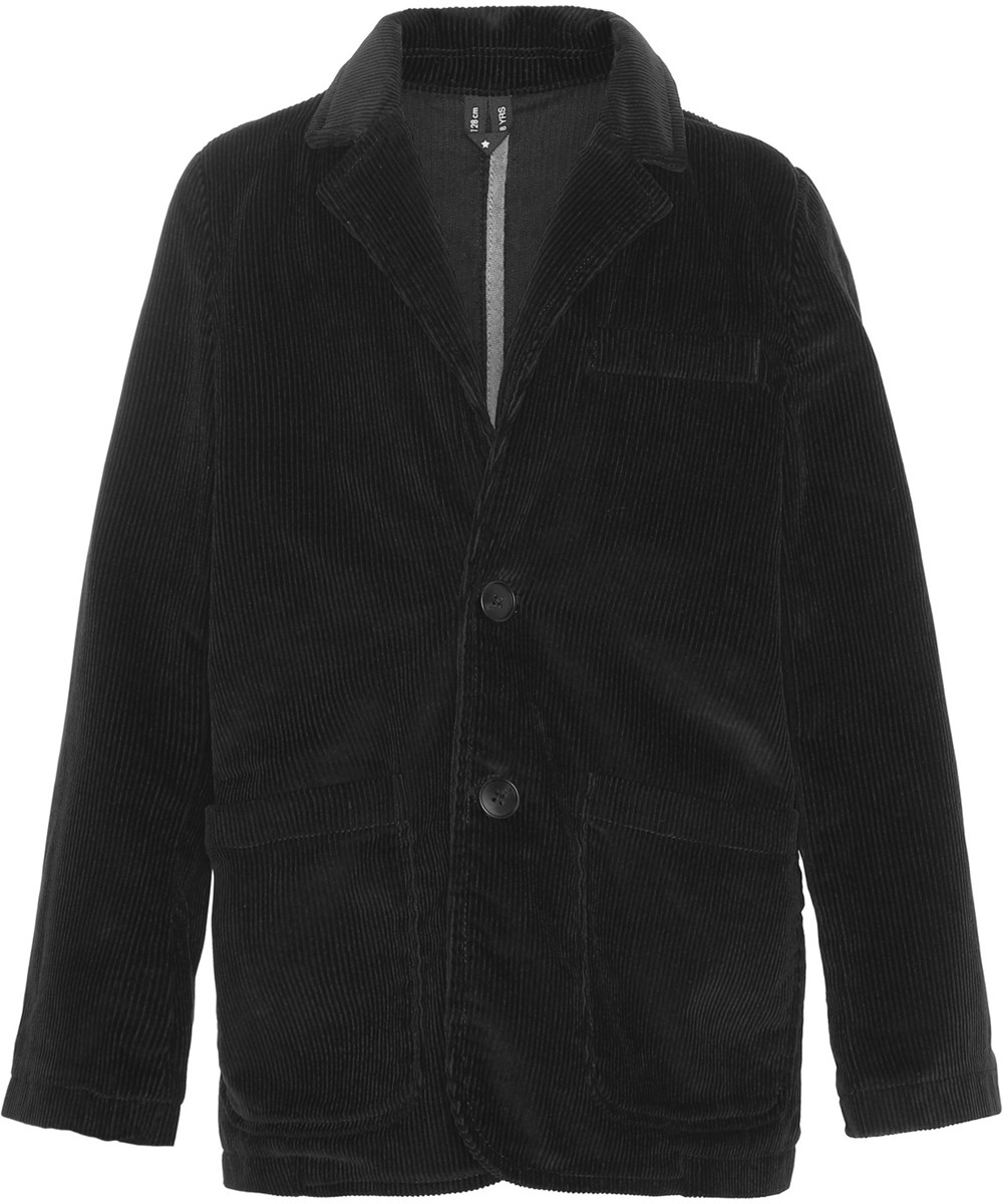 Hai - Black - Blazer aus schwarzem Samt