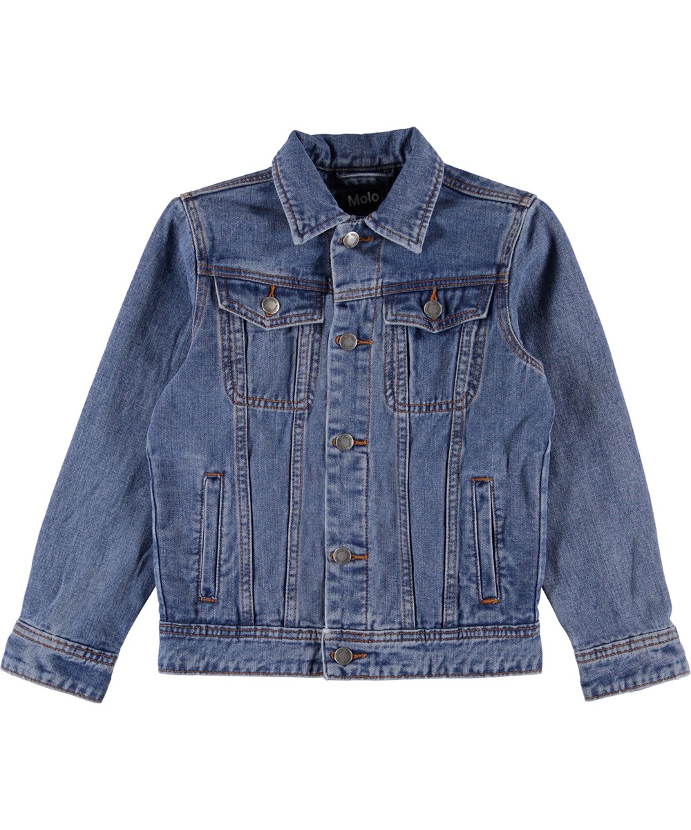 Harald - Stone Blue - Blaue Denim Jacke
