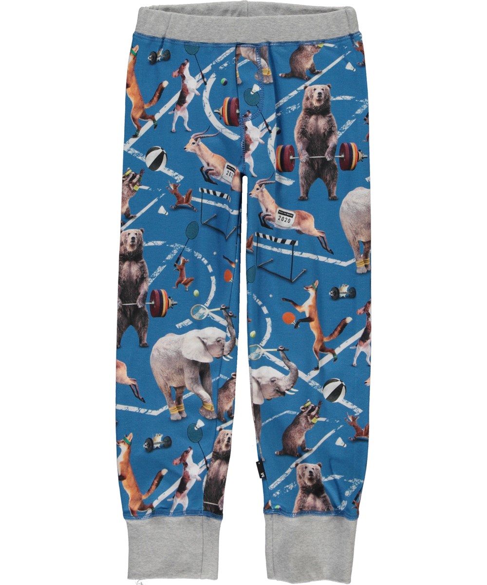 Tedo - Athletic Animals - Zweiteiliges Pyjama-Set aus weicher Bio-Baumwolle