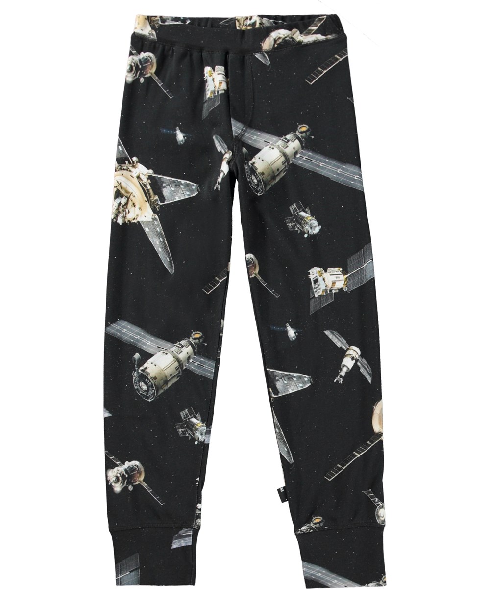 Tedros - Space Satellite - Zweiteiliges Pyjama-Set aus weicher Bio-Baumwolle