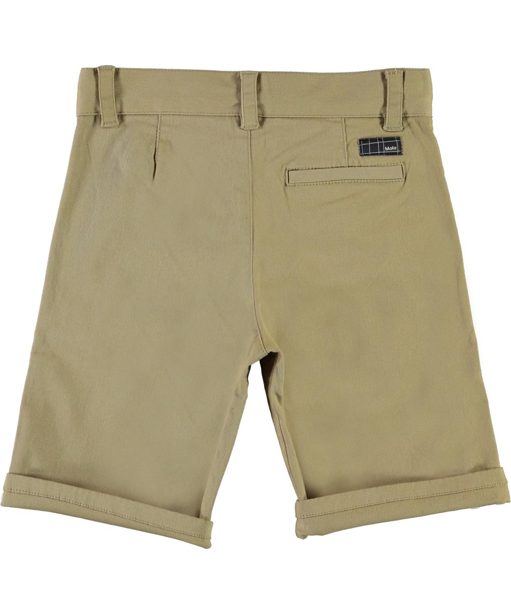 Alan - Gravel - Beige Chino-Shorts