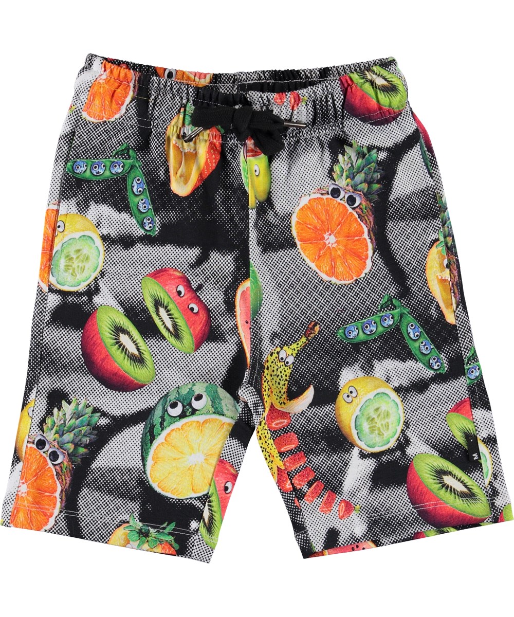Allwin - Karate Fruit - Sweat Short mit Obst Print