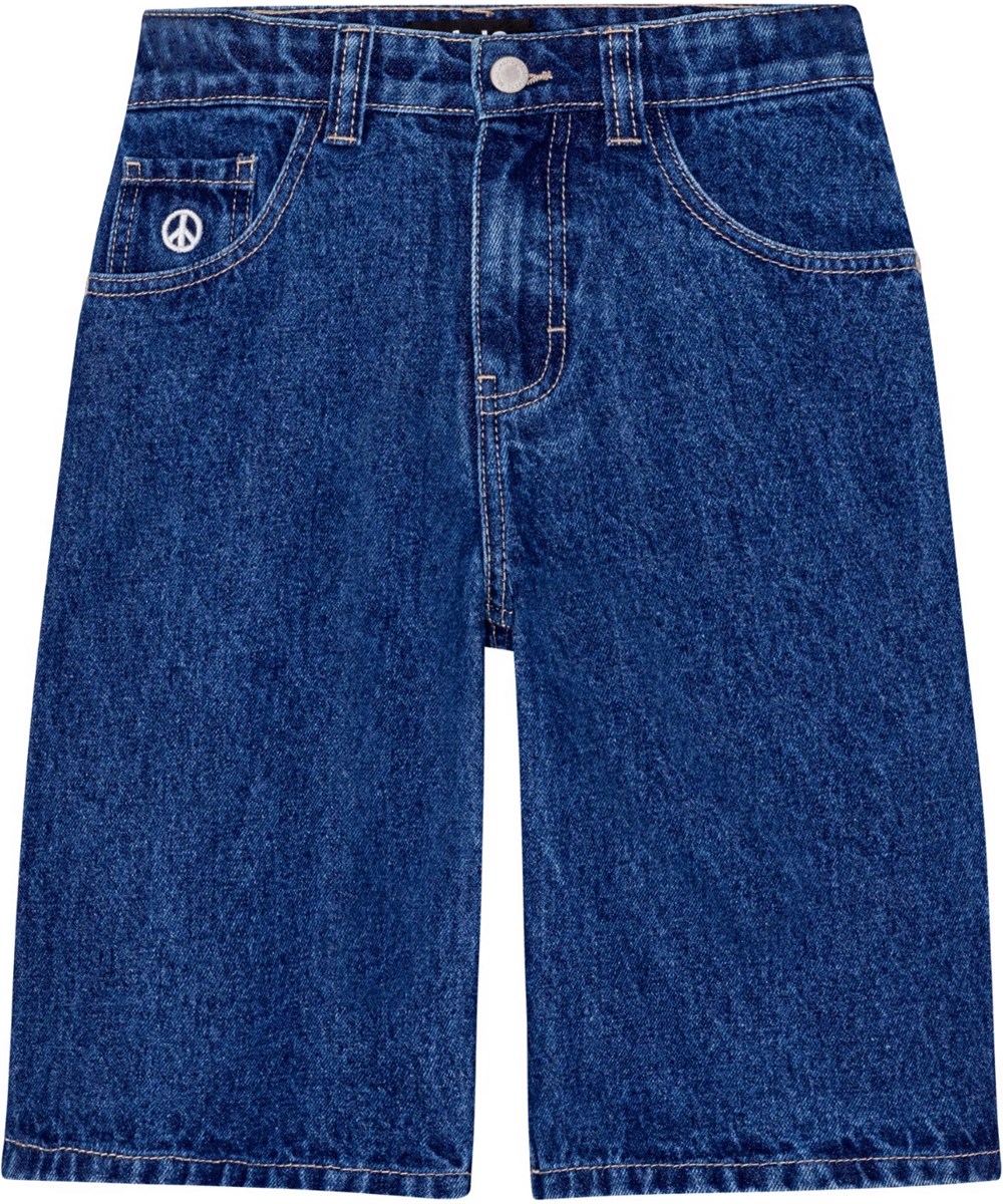 Alpha - Blue Denim - Dunkelblaue Denimshorts