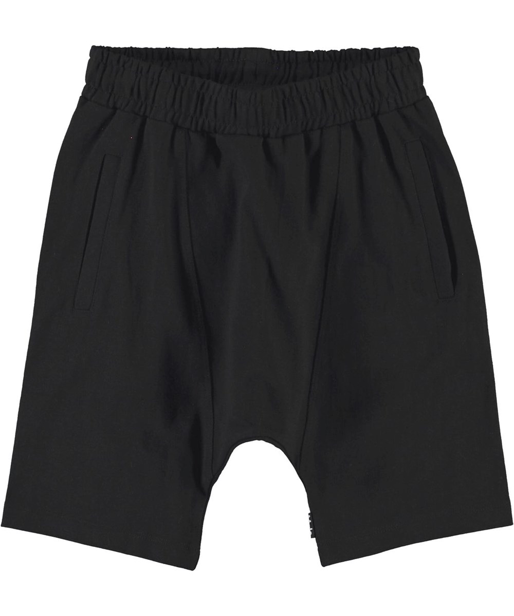 Anders - Black - Öko schwarze Sweatshorts