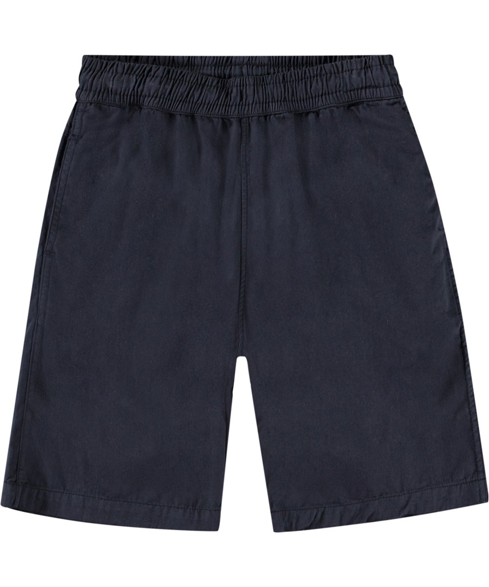 Arrow - Outer Space - Dunkelblaue Shorts aus Öko-Baumwolle für Kinder.