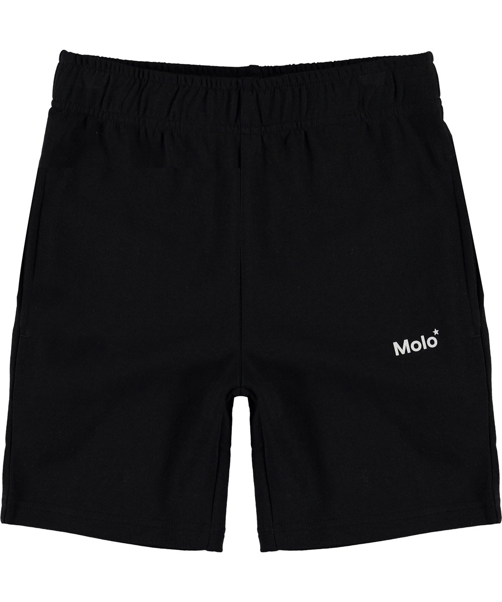 Axon - Black - Schwarze Öko-Sweatshorts